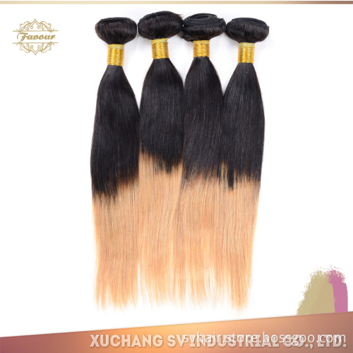 2015 Fashion Ombre Brazilian Virgin Hair Straight 6A Brazilian Ombre Hair Weaves SV Hair Products Brazilian Straight Hair